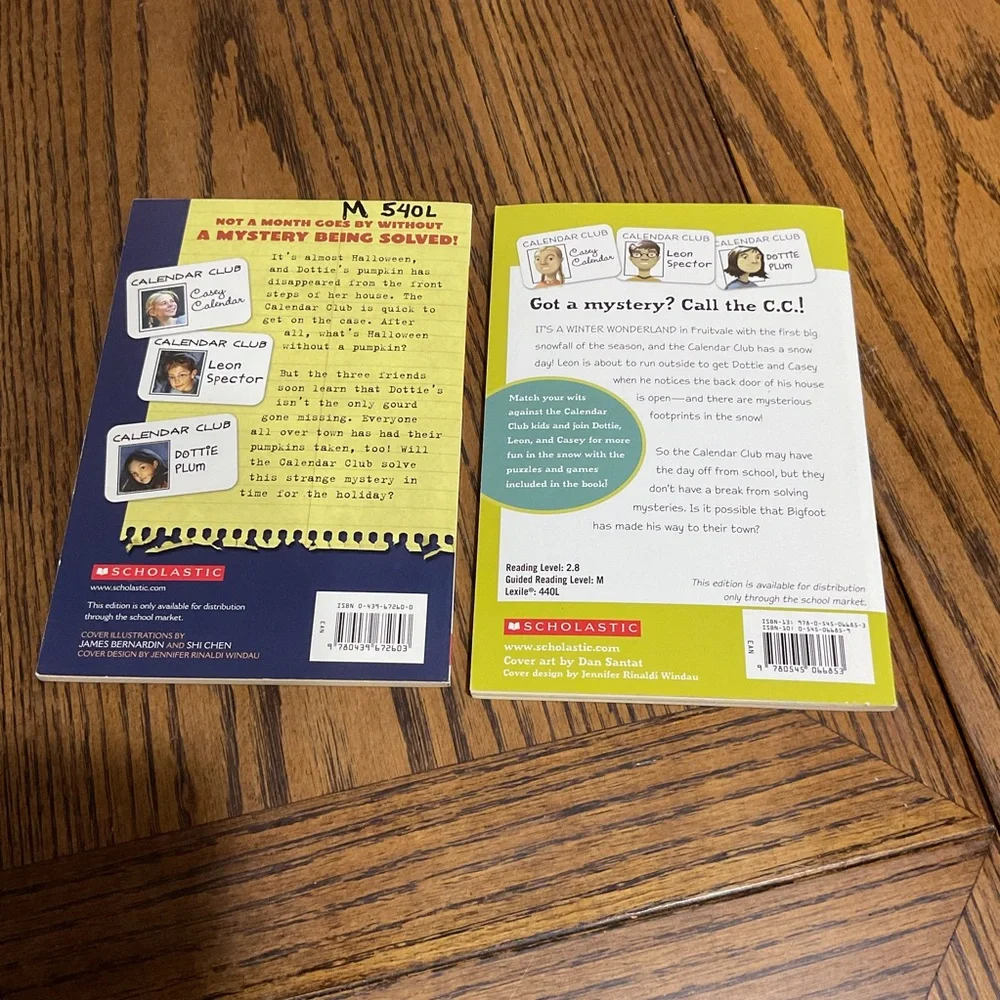Kids Clue, Clue Jr, Calendar Club, Lucky Star & Jigsaw Jones Mystery Book Set
